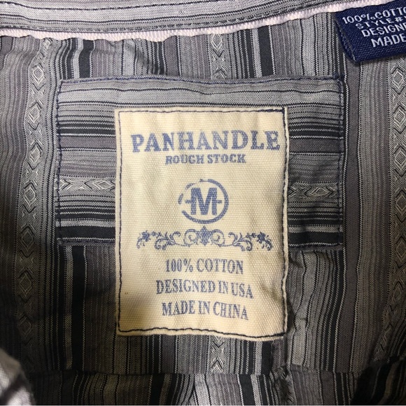 Gorgeous Men’s Striped Casual Button Down Shirt - Panhandle - Picture 4 of 4
